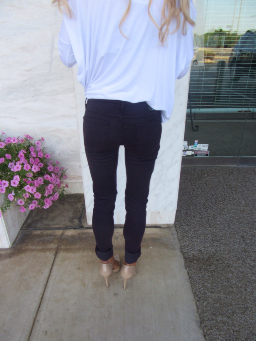 *FLYING MONKEY 5pkt EGGPLANT Colored Skinny Jean