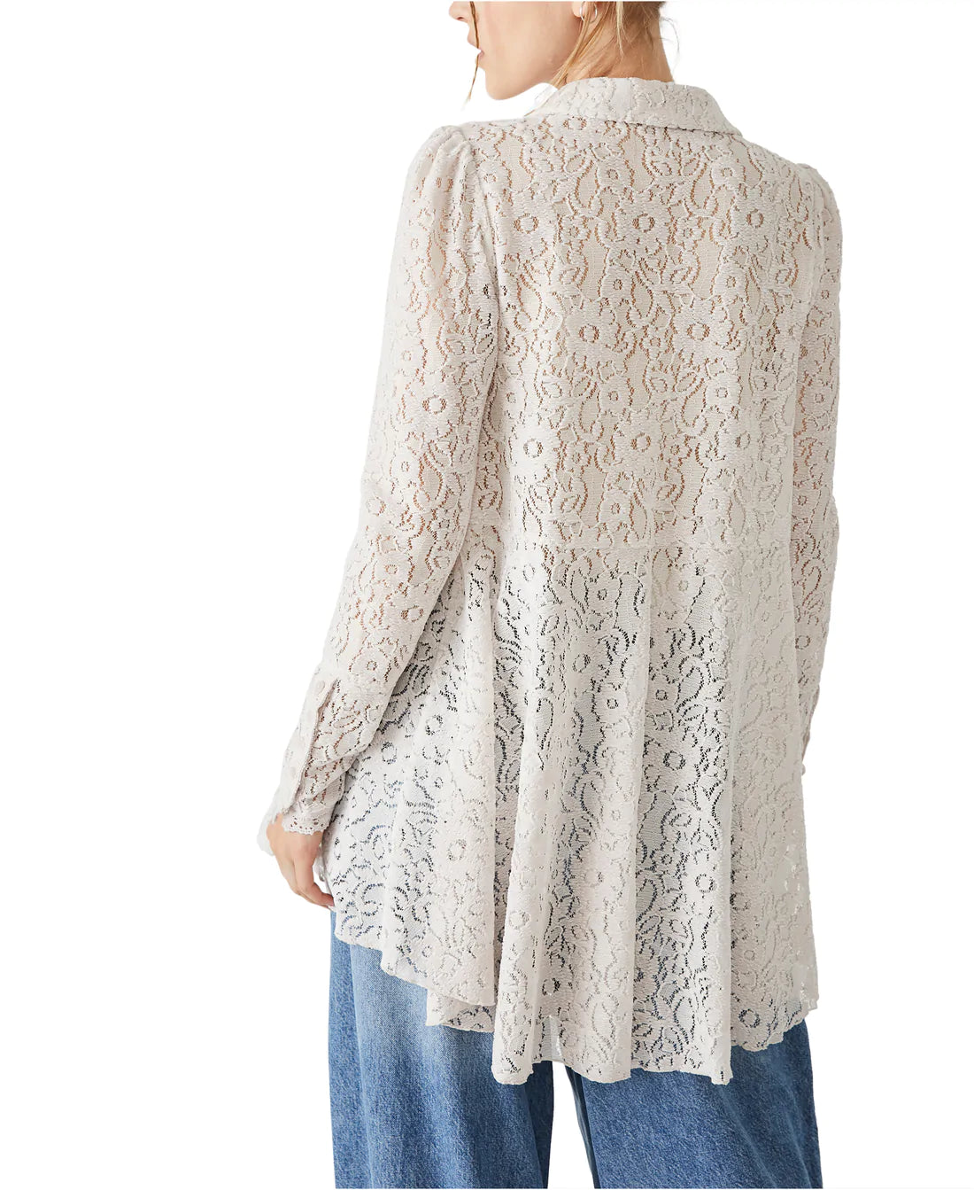 FREE PEOPLE Lace HEATHER SwingHem Tunic