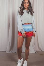 FREE PEOPLE Smocked Waist THE WAY HOME Shorts