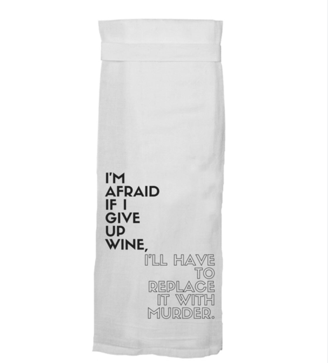 TWISTED WARES Kitchen Hang Tight Tea Towel