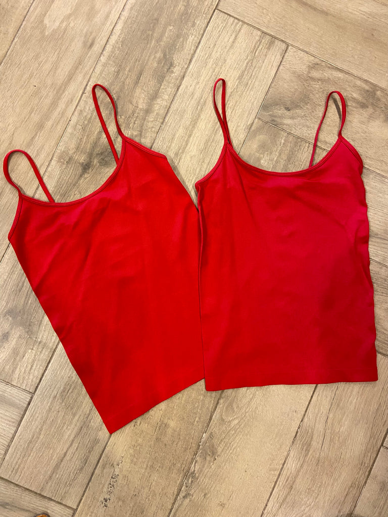 FORNIA Red Cami Top