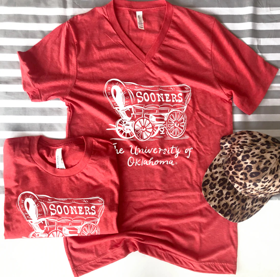 CALAMITY JANE’S Hand Drawn MASCOT VNeck Tee