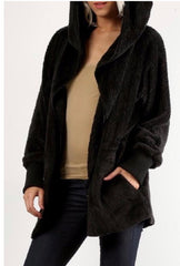 EMMA Supersoft Blanket Faux Fur Hooded Jacket