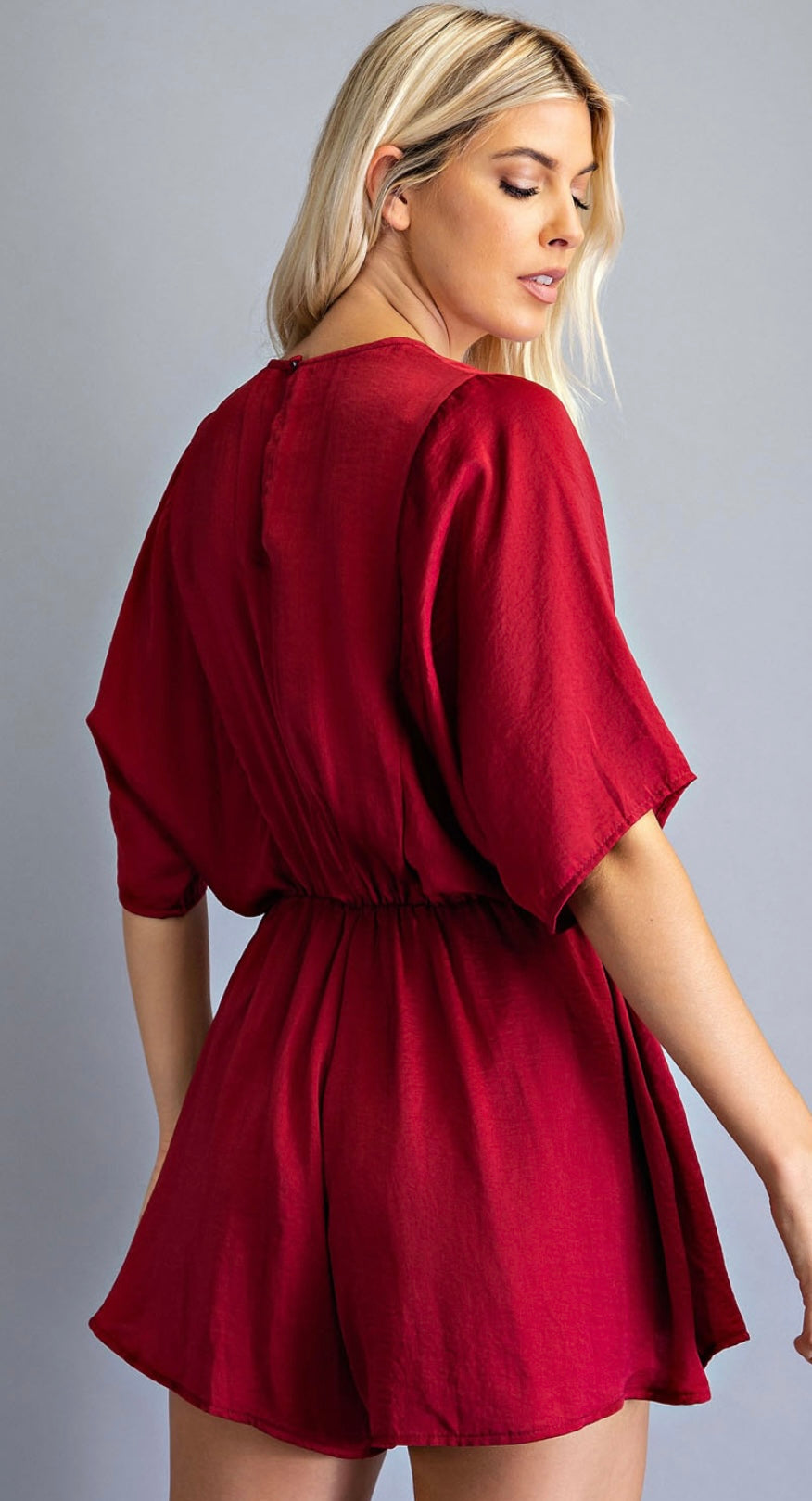 VNeck ROUTE KimonoSleeve Romper