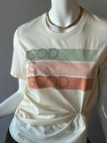 GOD IS GOOD CrewNeck TriBlend T-Shirt Top