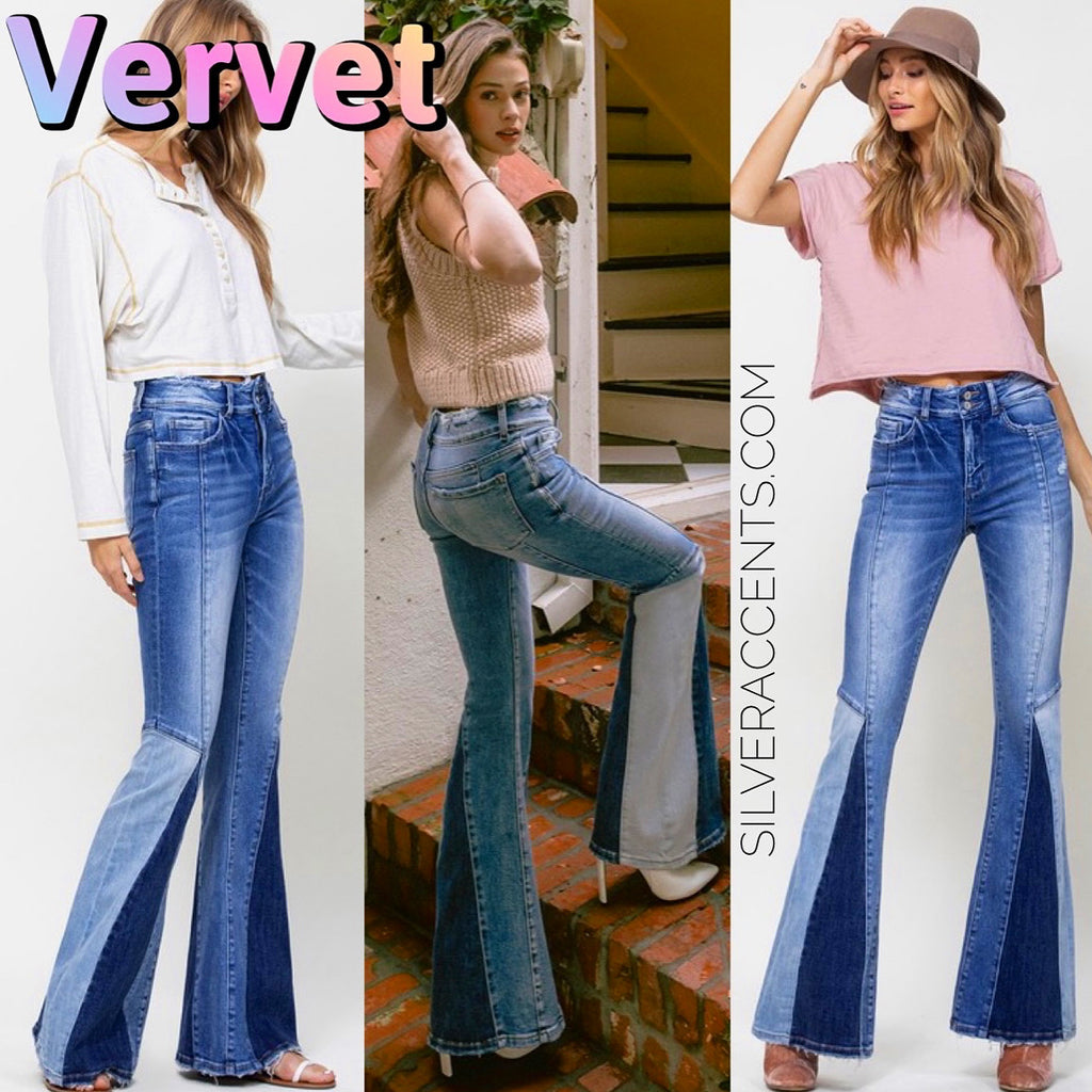 VERVET HiRise BELLA Panel Flare Jean