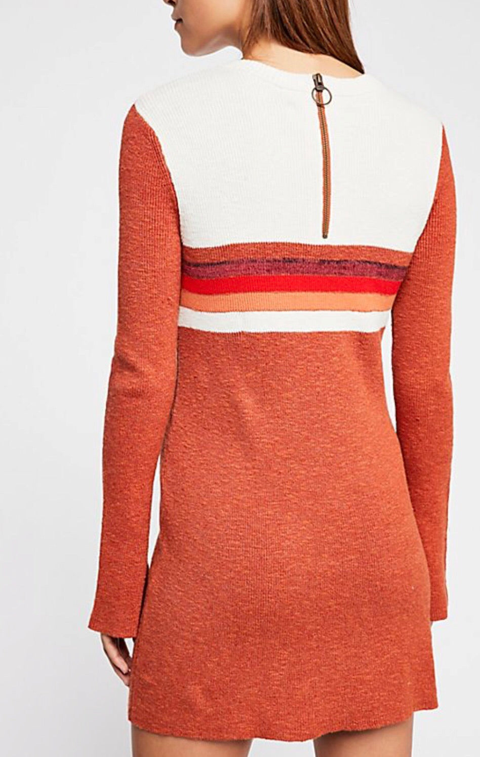 FREE PEOPLE COLOR BLOCK SWIT Mini Dress
