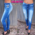 UNLIMITED Distressed Ankle Skinny Jean