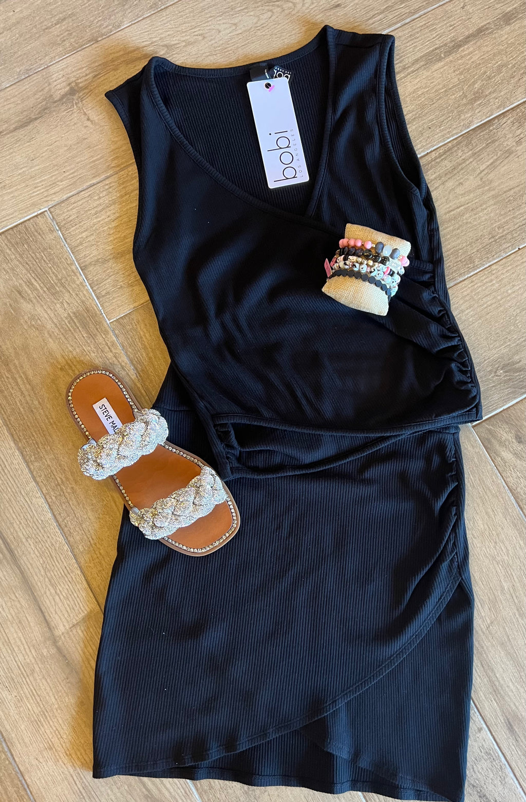 BOBI RibKnit ENGAGE Surplice Top