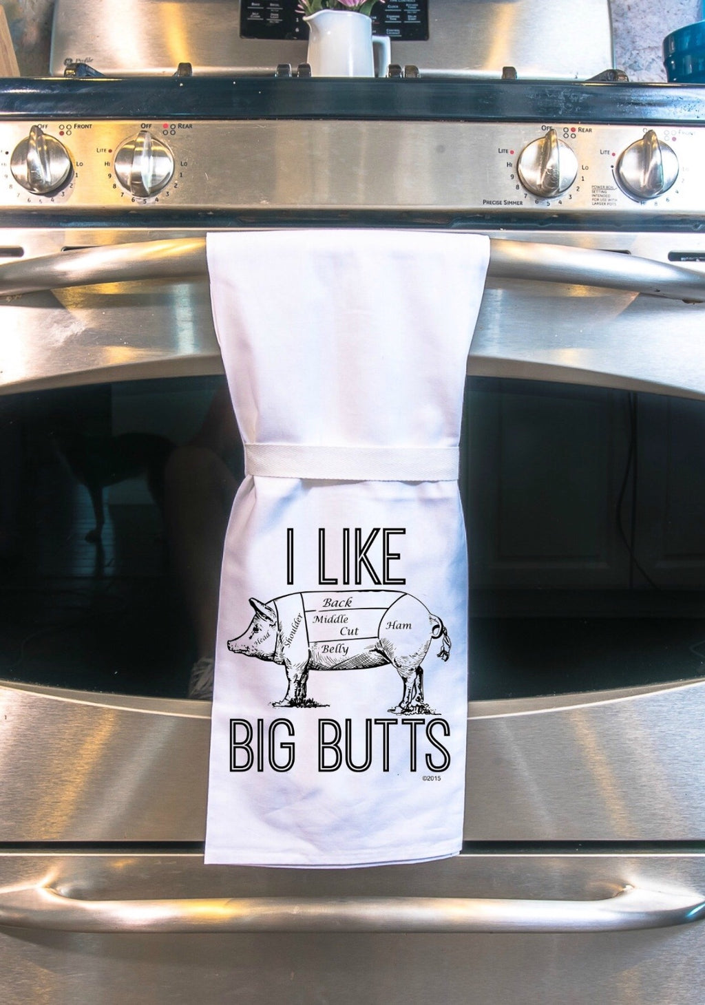 TWISTED WARES Kitchen Hang Tight Tea Towel