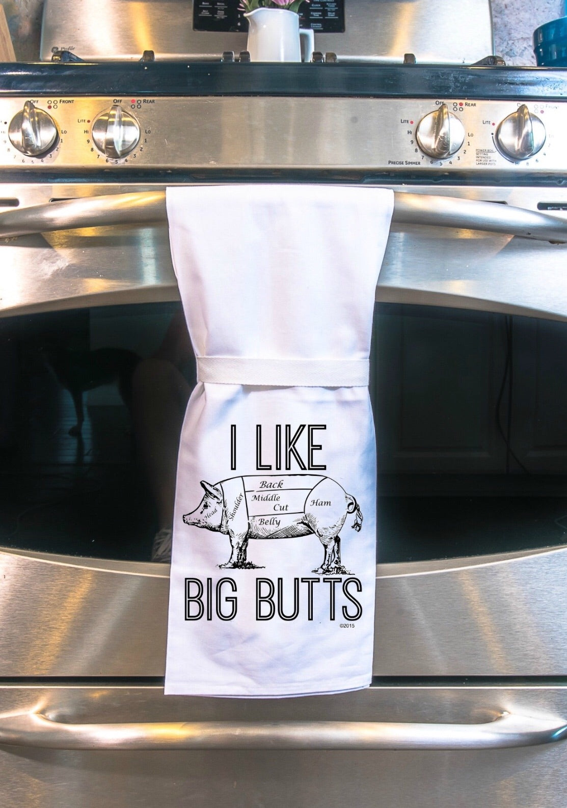 TWISTED WARES Kitchen Hang Tight Tea Towel