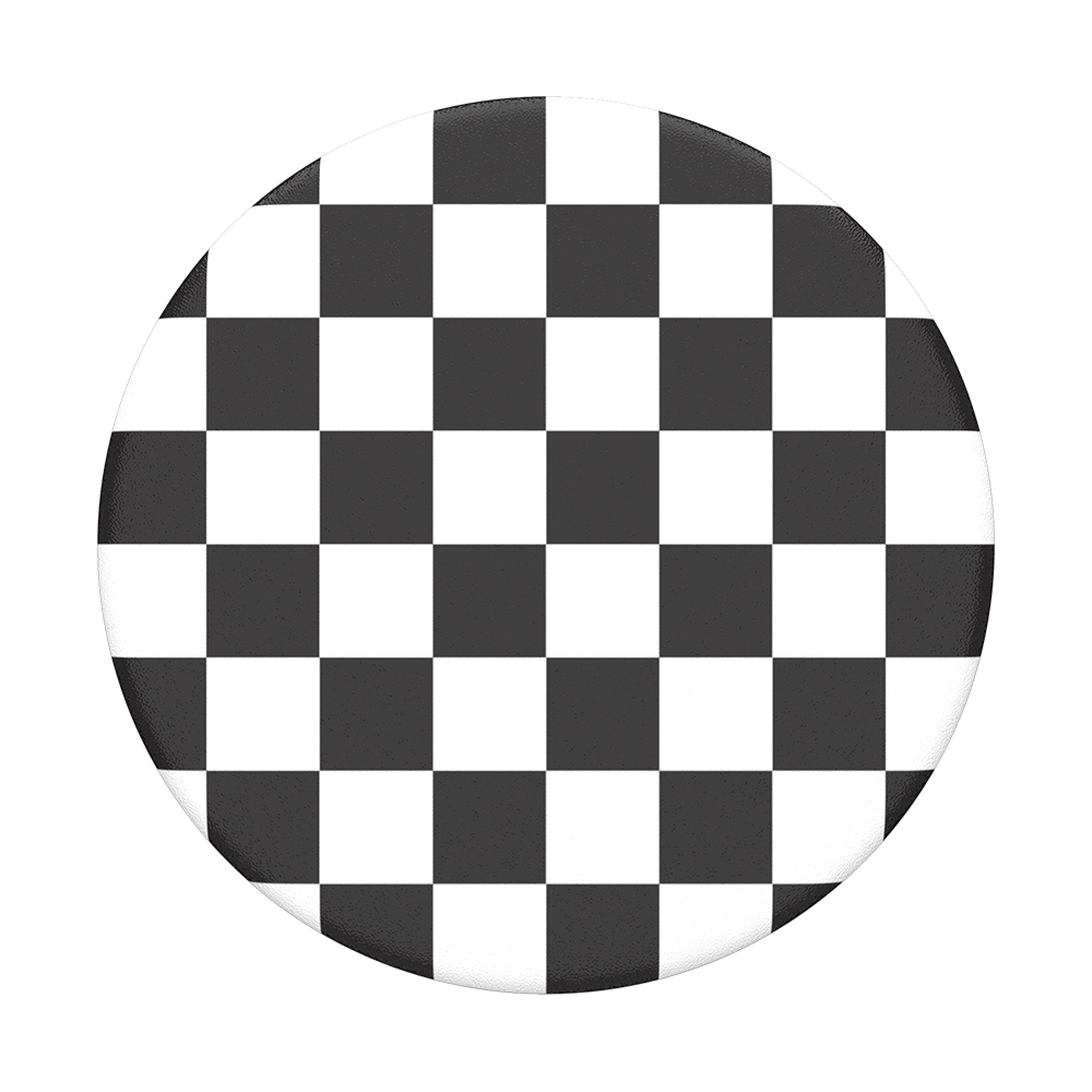 Checker Black POPSOCKET Swappable Top