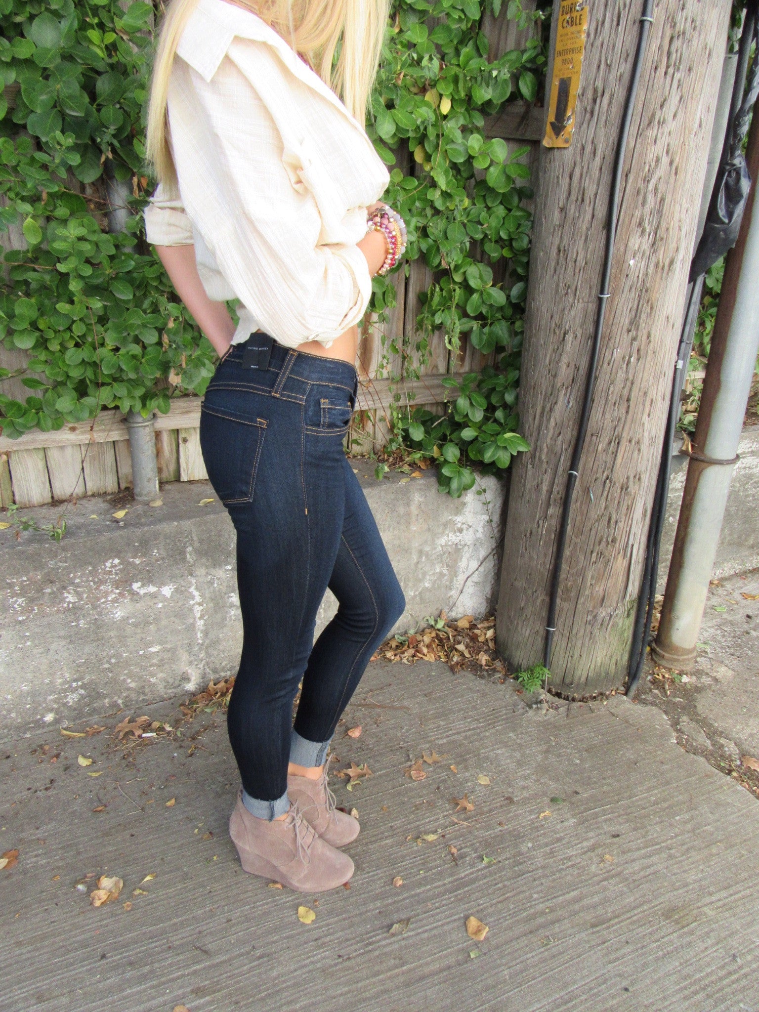 FLYING MONKEY 5pkt RESIN WASH Skinny Jeans