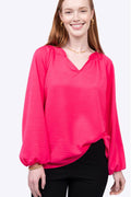 IVY JANE Satin SUTTON Poet Top