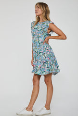 *ANOTHER LOVE Paisley COCO Ruffle Sleeve Tier Dress