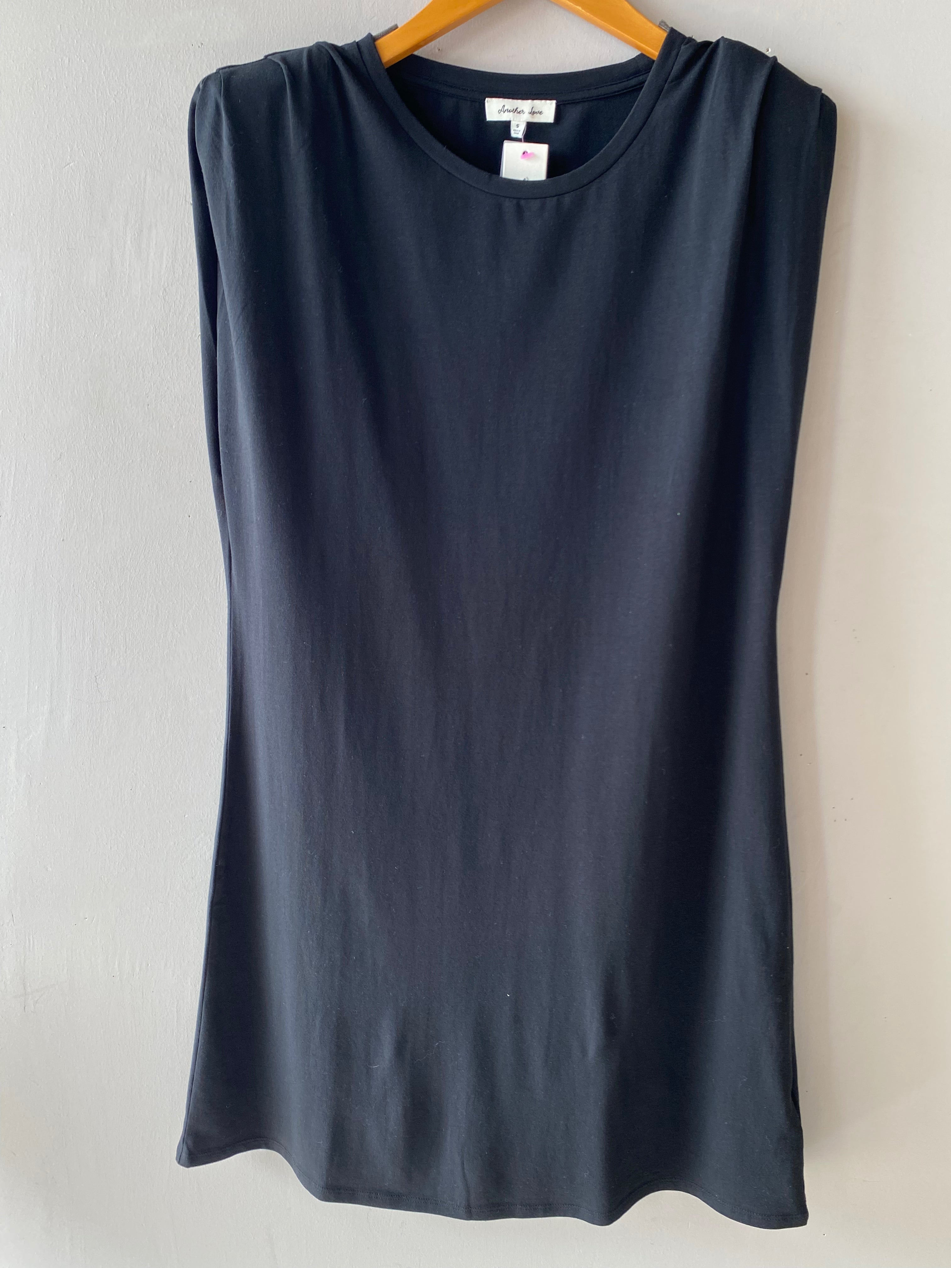 ANOTHER LOVE Shoulder Pad EVELYN Scoop Neck Dress