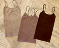 FORNIA Brown Cami Top