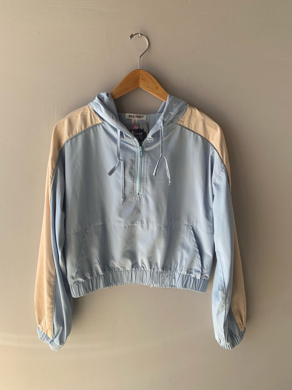 MURPHY ColorBlock WaistCrop Windbreaker Jacket