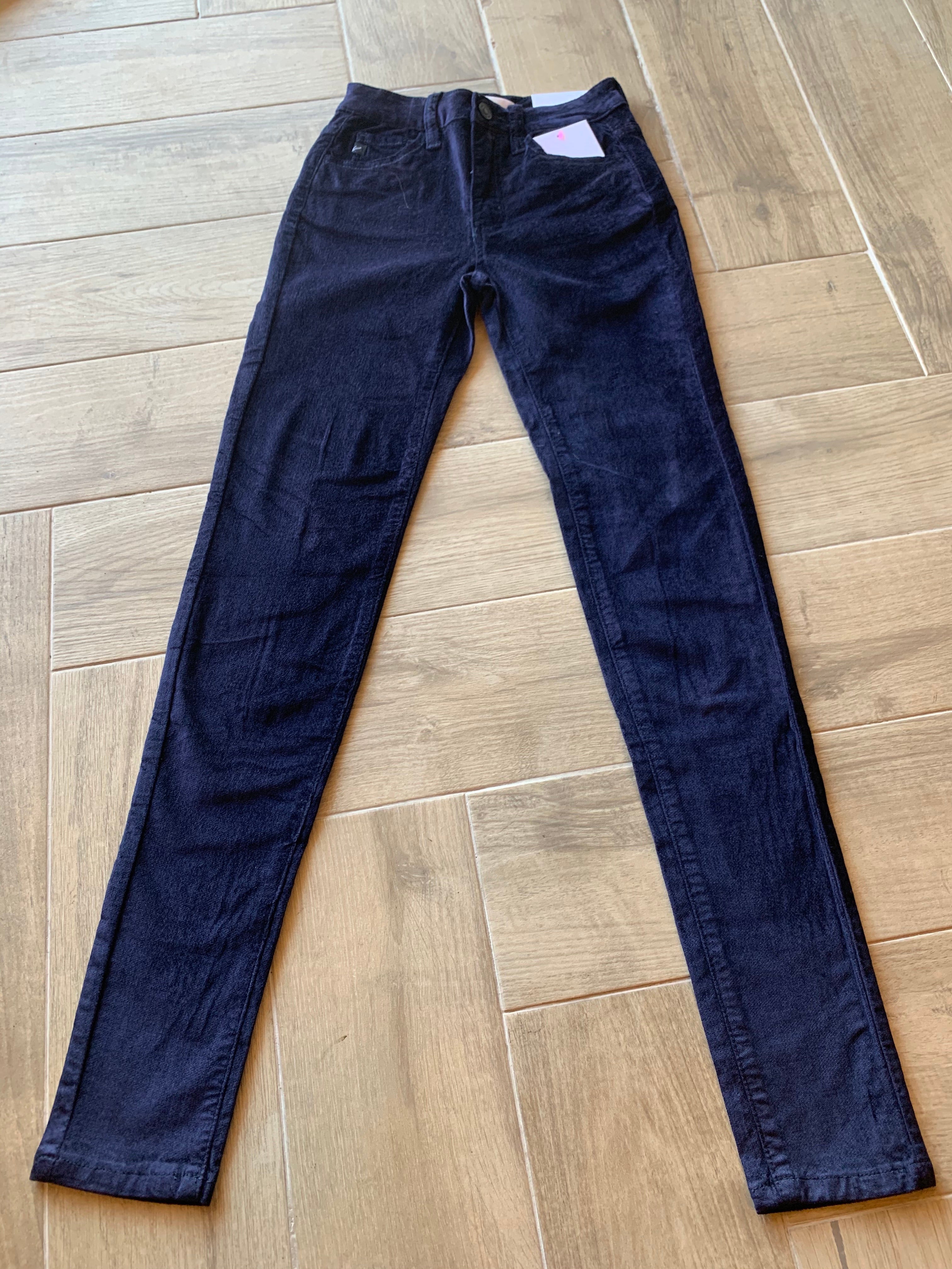 KANCAN Velvet PLUSH MidRise Ankle Skinny Jean