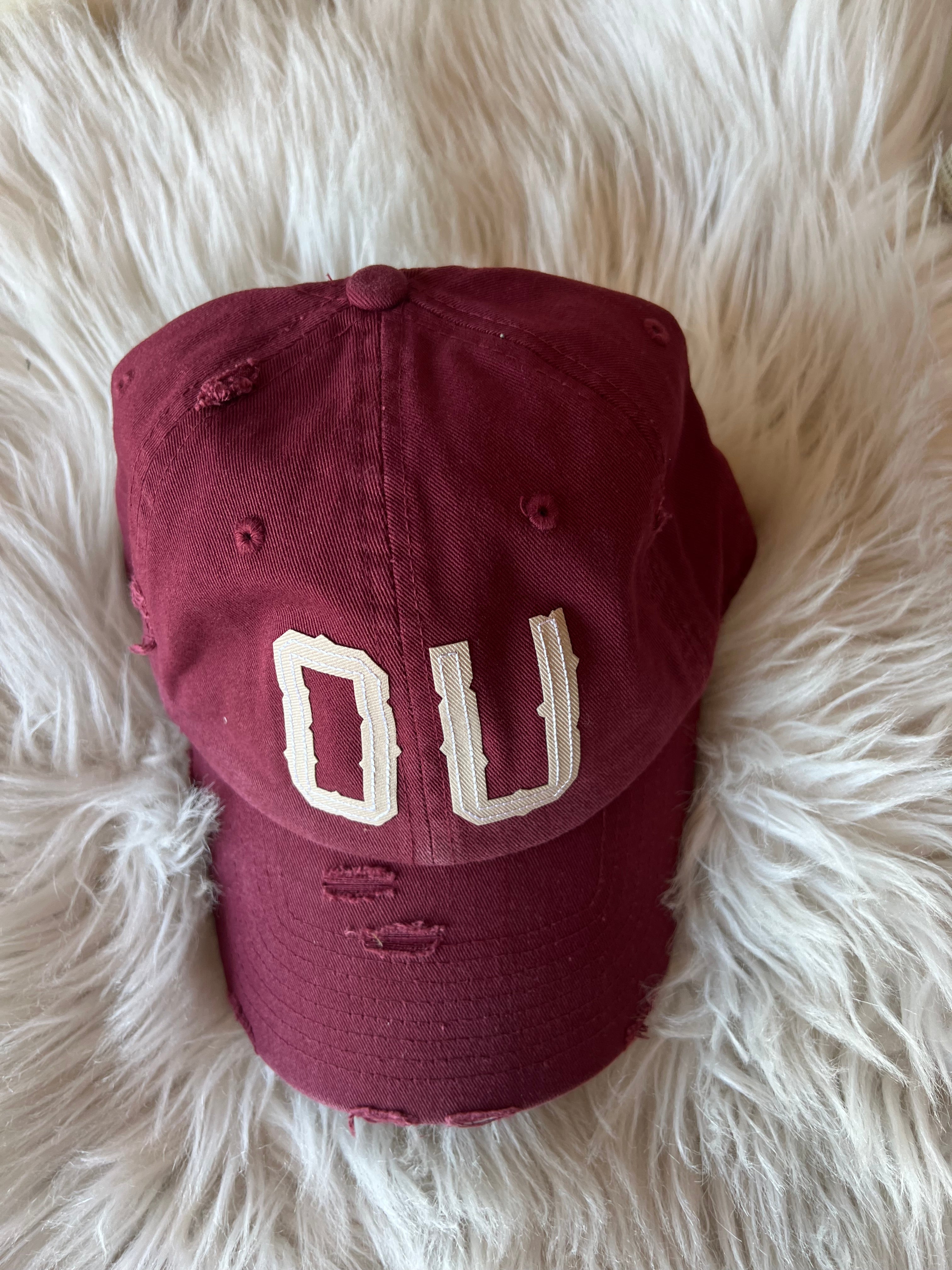 CM Applique Hat OK Collegiate