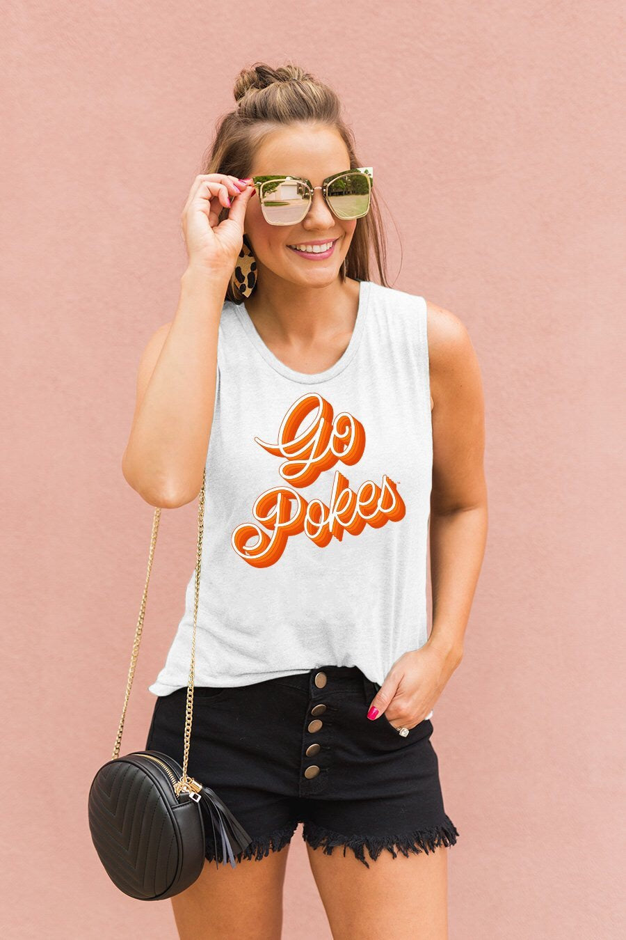 GAMEDAY COUTURE Let the Good Vibes Roll Logo Tank Top