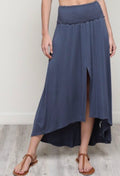 FRESNO Smocked Band Maxi Skirt