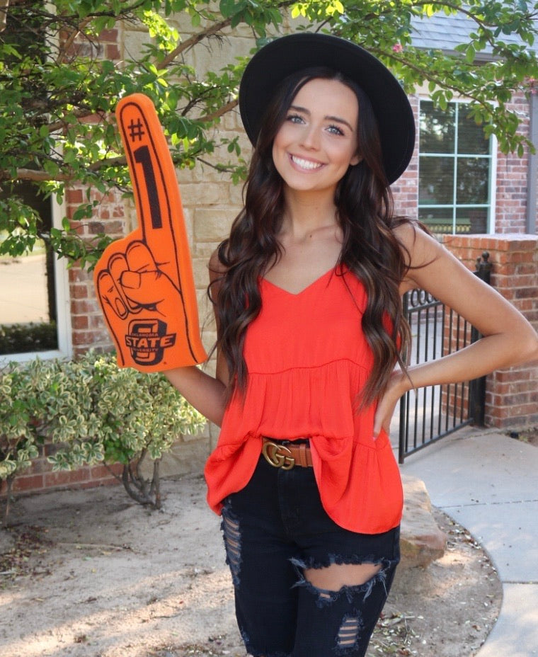 NAKED ZEBRA PROSPER Tiered Cami MatteSatin Tank Top