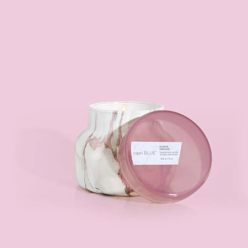 CAPRI BLUE Modern Marble Candle