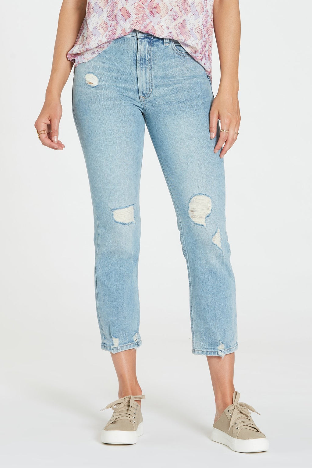 DEAR JOHN Super HiRise FRANKIE Distressed Ankle Crop Jean