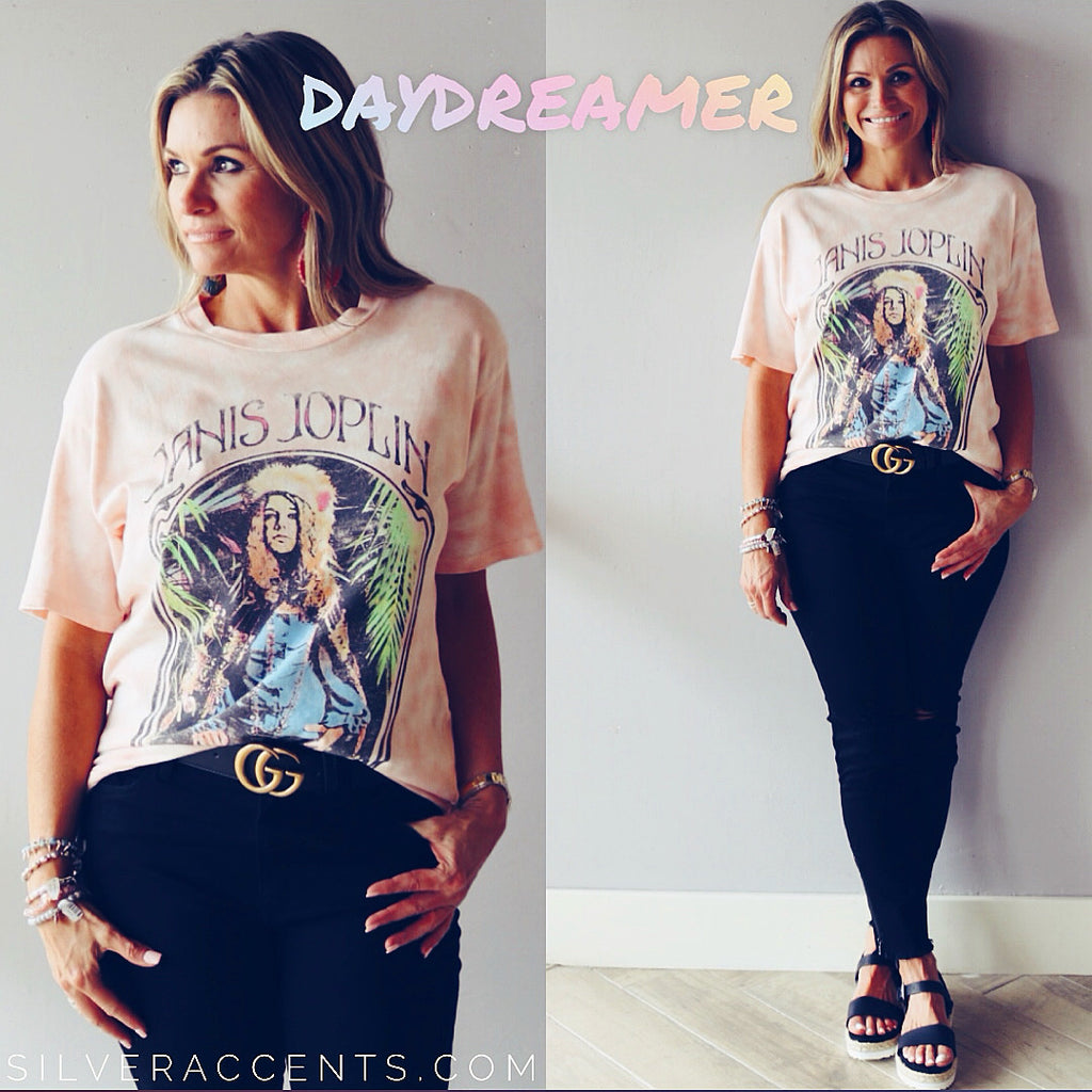 DAYDREAMER JANIS JOPLIN Art Nouveaux Weekend Top