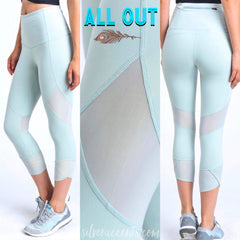 ALL OUT Mesh Panel Crop Leggings