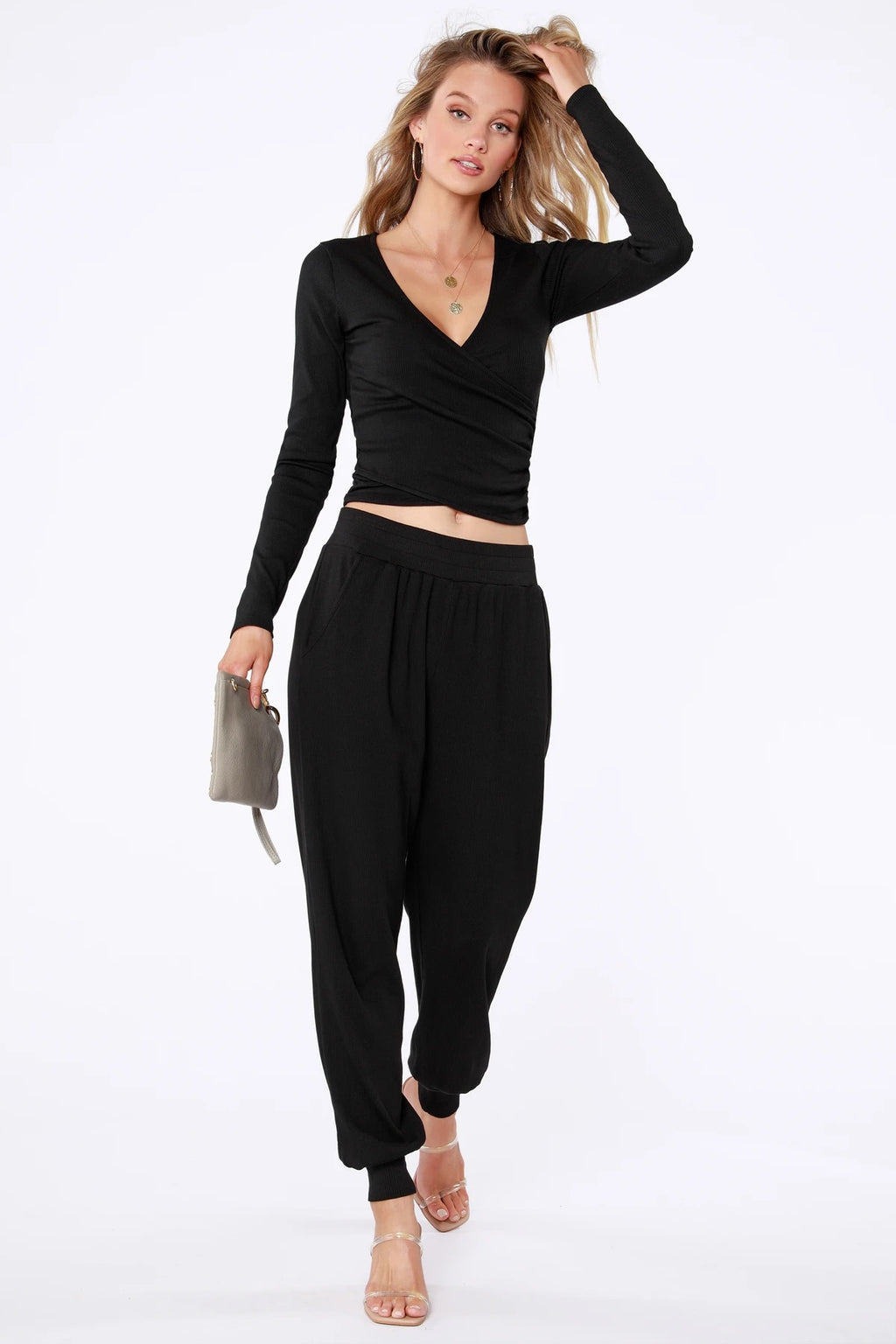 BOBI Modal KEEPER RibKnit Jogger Pant