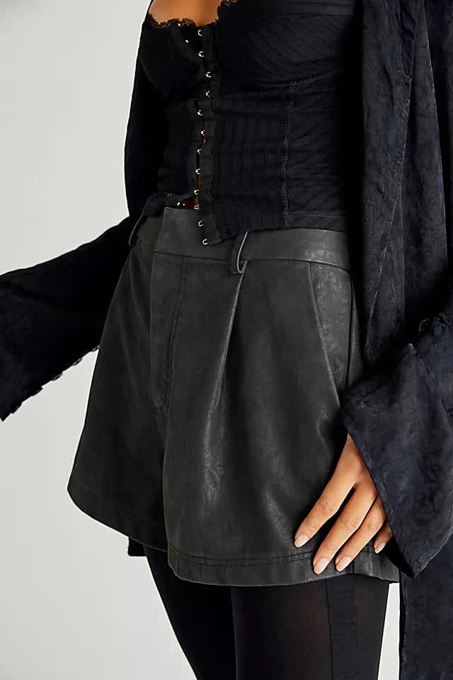 FREE PEOPLE Vegan ROMA Suede Shorts