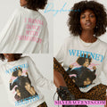 DAYDREAMER Dance With Somebody WHITNEY HOUSTON Long Sleeve Tee Top