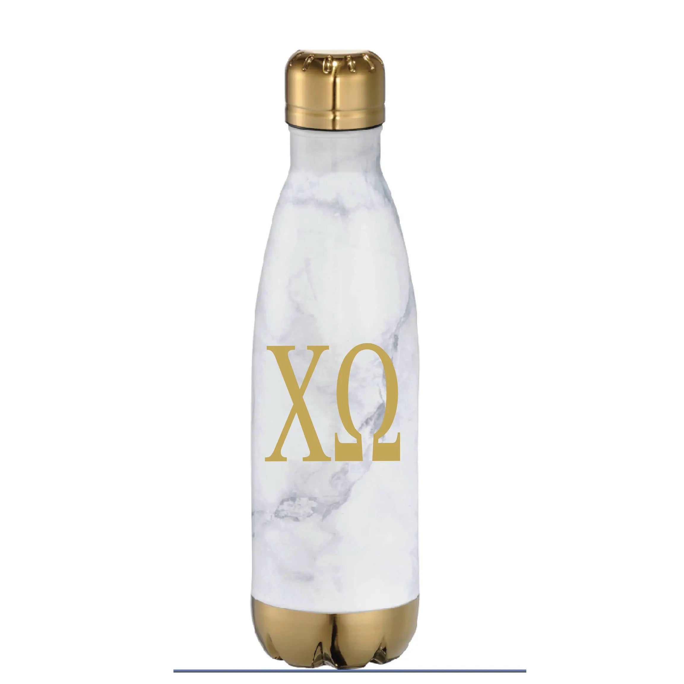 SS Sorority 17 oz. MARBLE Copper Vacuum Insulated Greek Chic Water Bottle