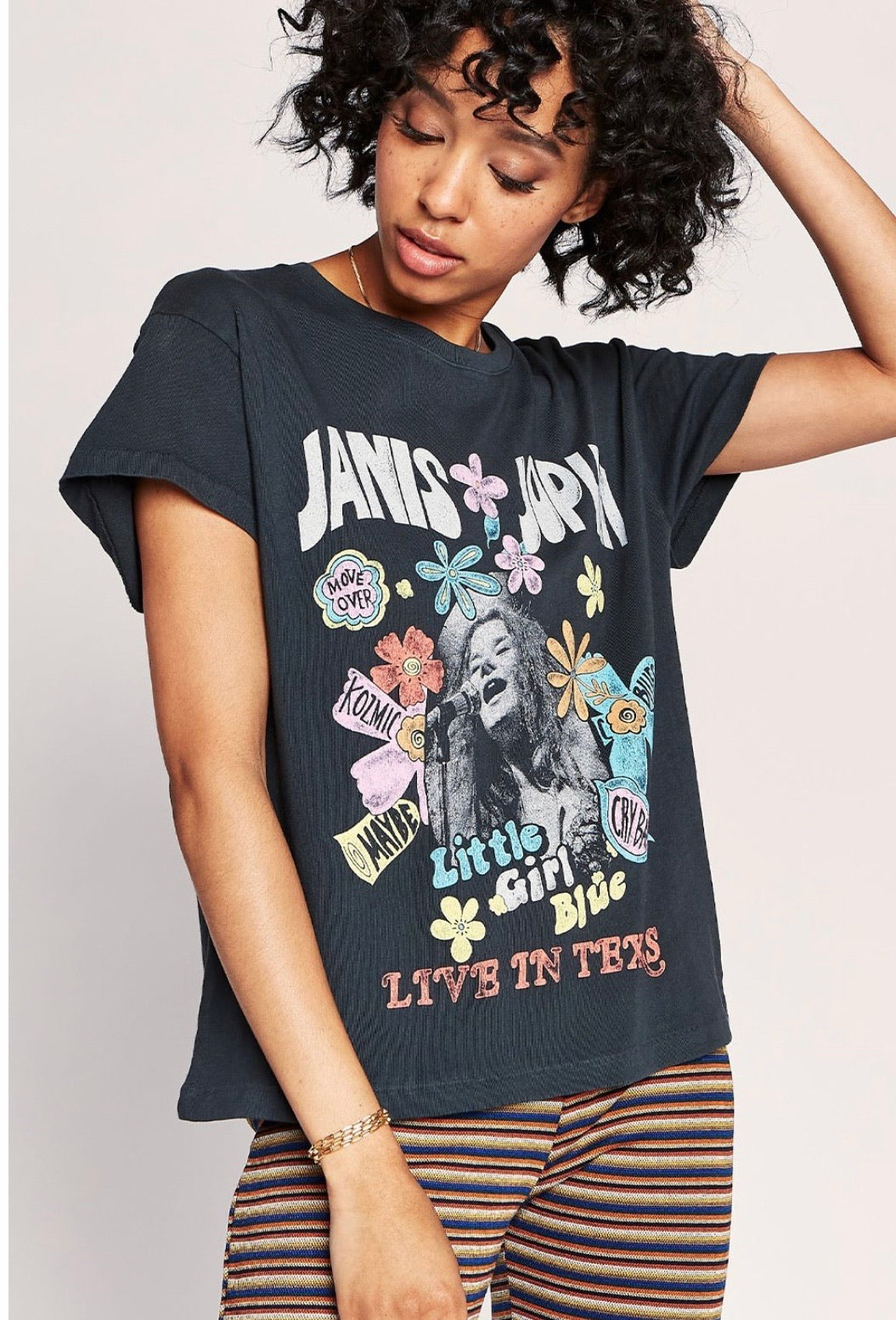 DAYDREAMER Janis Joplin LITTLE GIRL BLUE Tour Tee