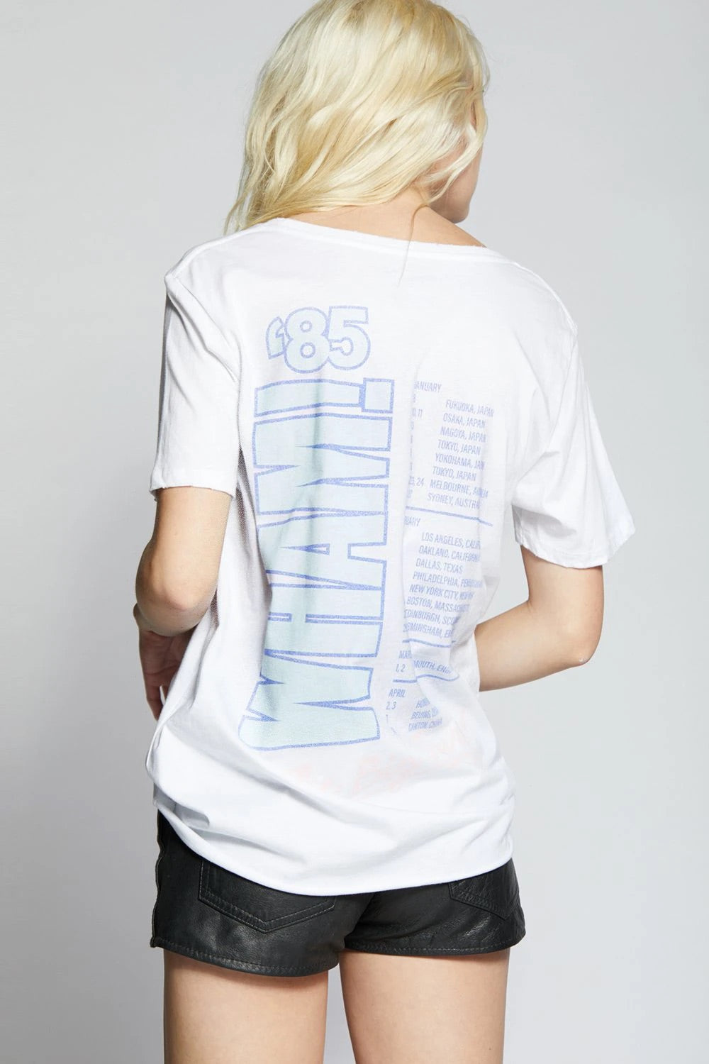 *RECYCLED KARMA The Big Tour 84 WHAM Tee