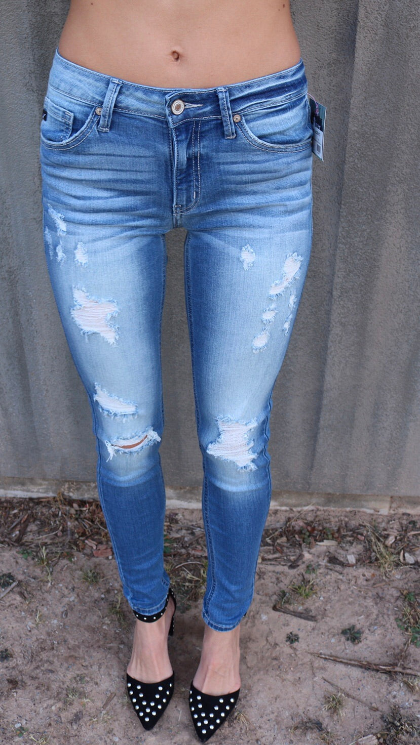 UNLIMITED Distressed Ankle Skinny Jean