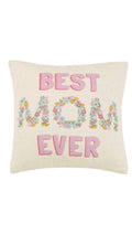 PH Printed BEST MOM EVER Throw Pillow