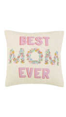 PH Printed BEST MOM EVER Throw Pillow