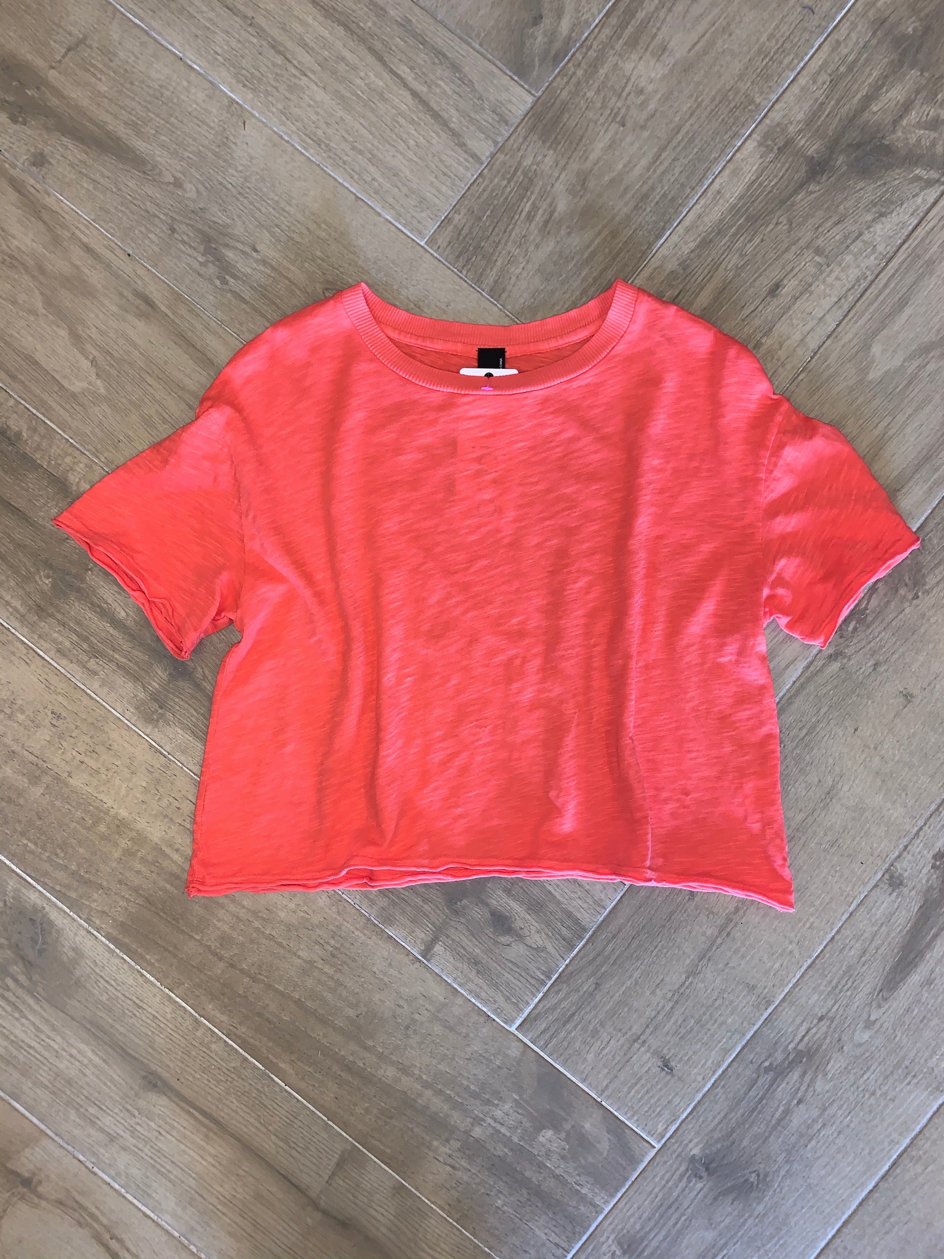 BOBI WaistCrop MARVEL SlubJersey Tee Top