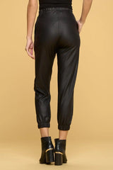 SEARCH Vegan~Leather Jogger