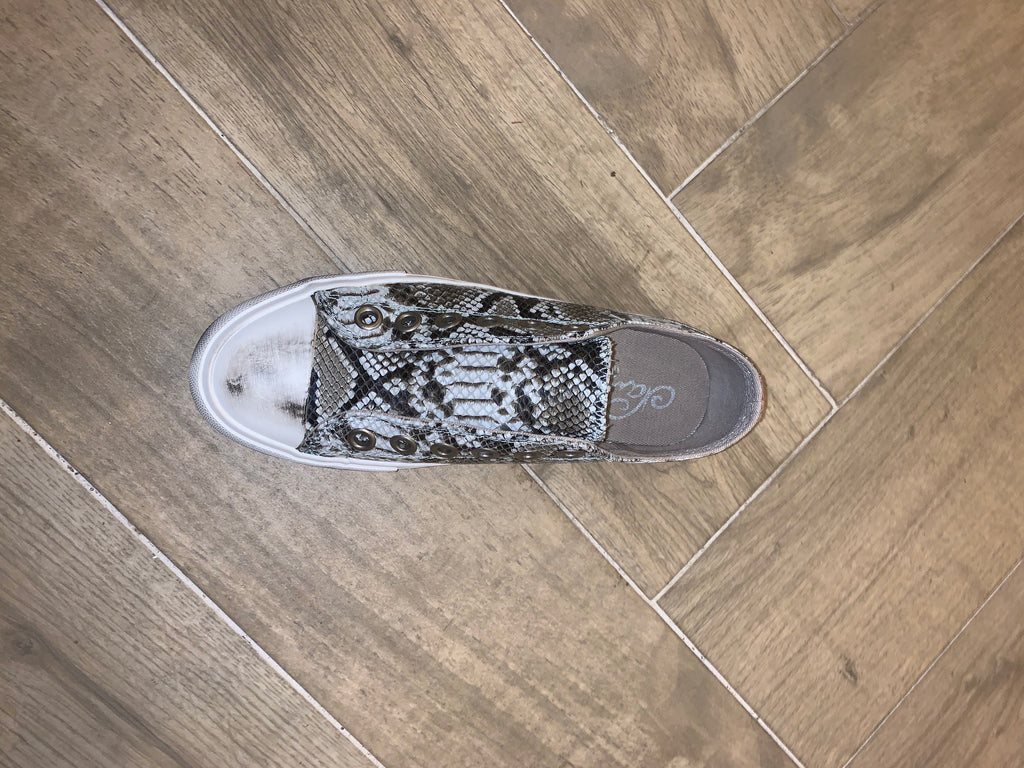 NAUGHTY MONKEY Python WILDLIFE Vintage Distressed Sneaker Shoe