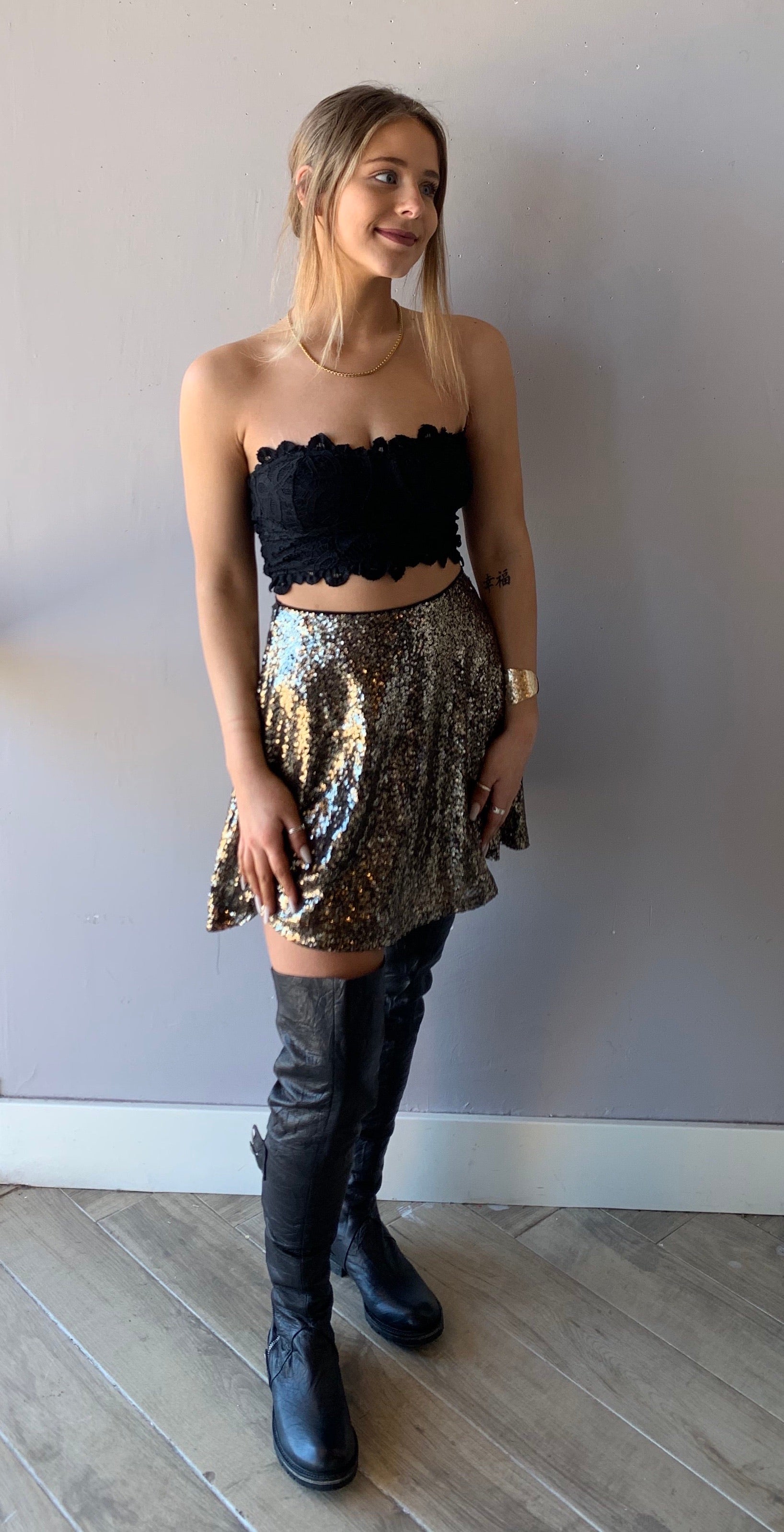 FP ADELLA Corset Lace Bandeau Bra