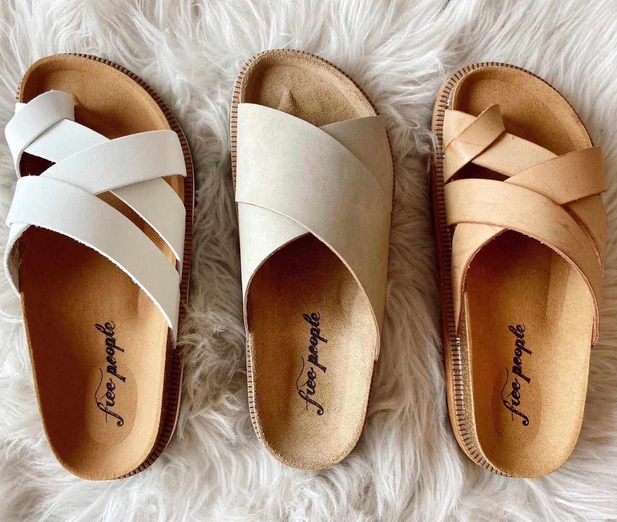 FREE PEOPLE Strappy VENTURA Contour FootBed Sandal