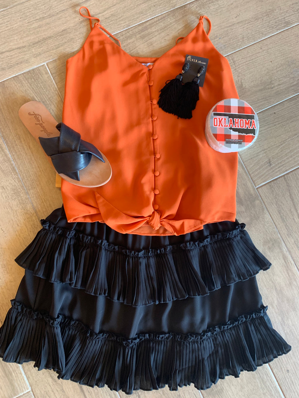 COVER GIRL Pleat/Ruffled TIERED SKIRT