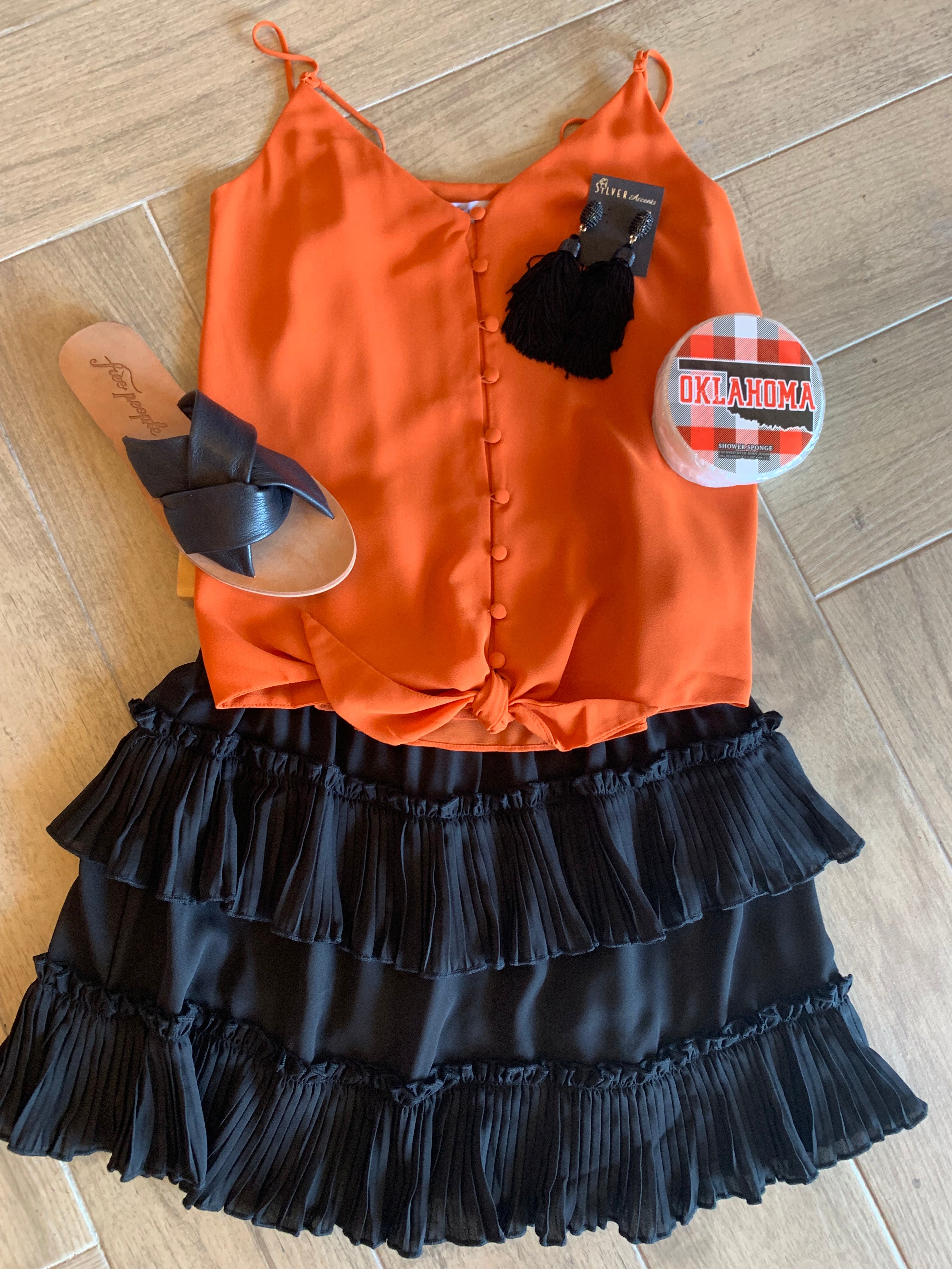 COVER GIRL Pleat/Ruffled TIERED SKIRT