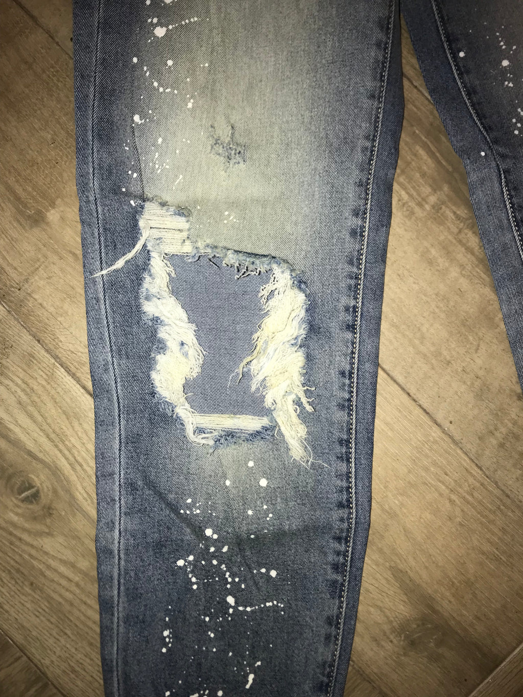 KC MAMA MIA Destroyed Boyfriend Fit Jeans