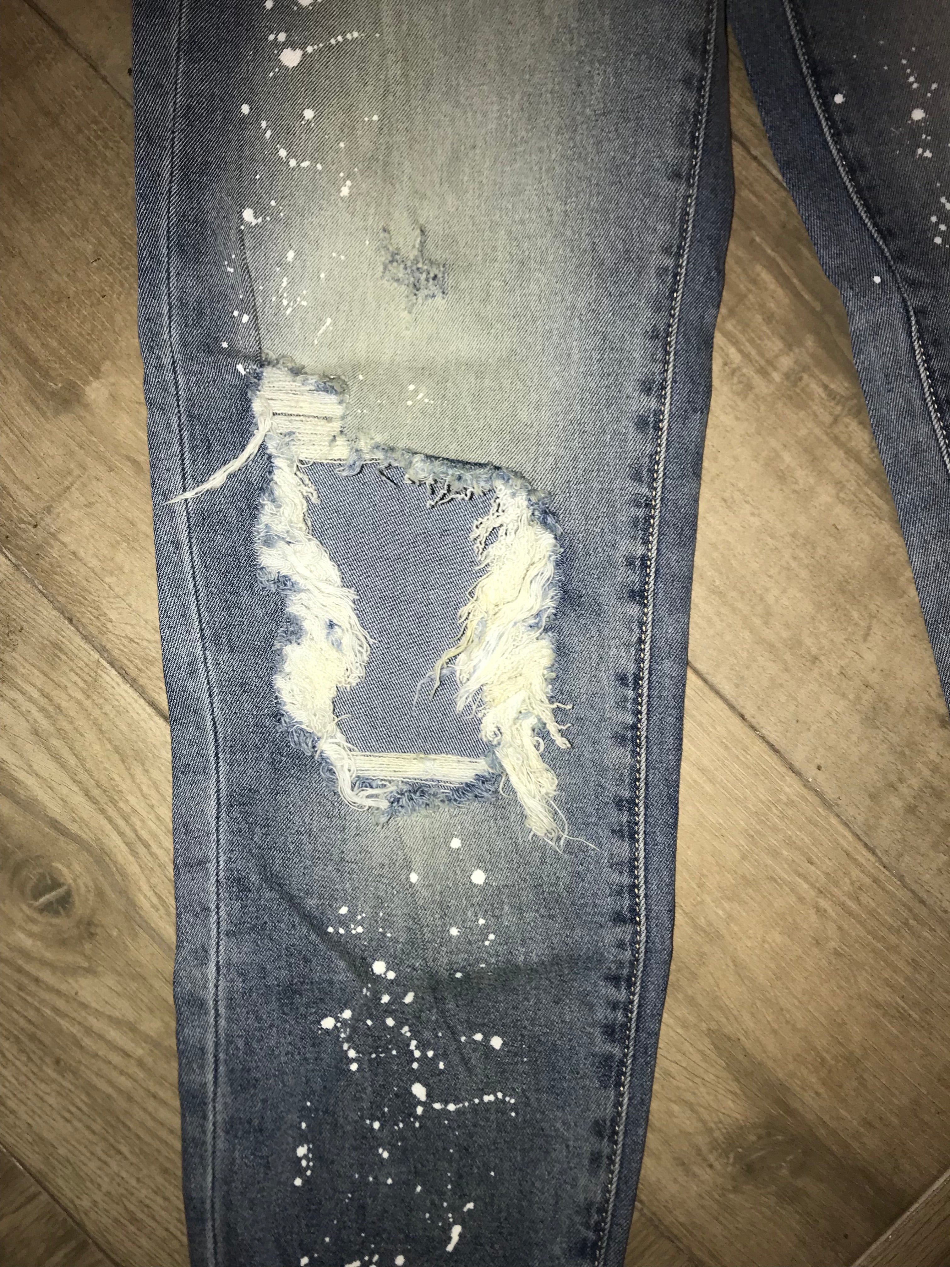 KC MAMA MIA Destroyed Boyfriend Fit Jeans