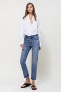 VERVET Hi~Rise JEANNE Stretch Straight Leg Jean